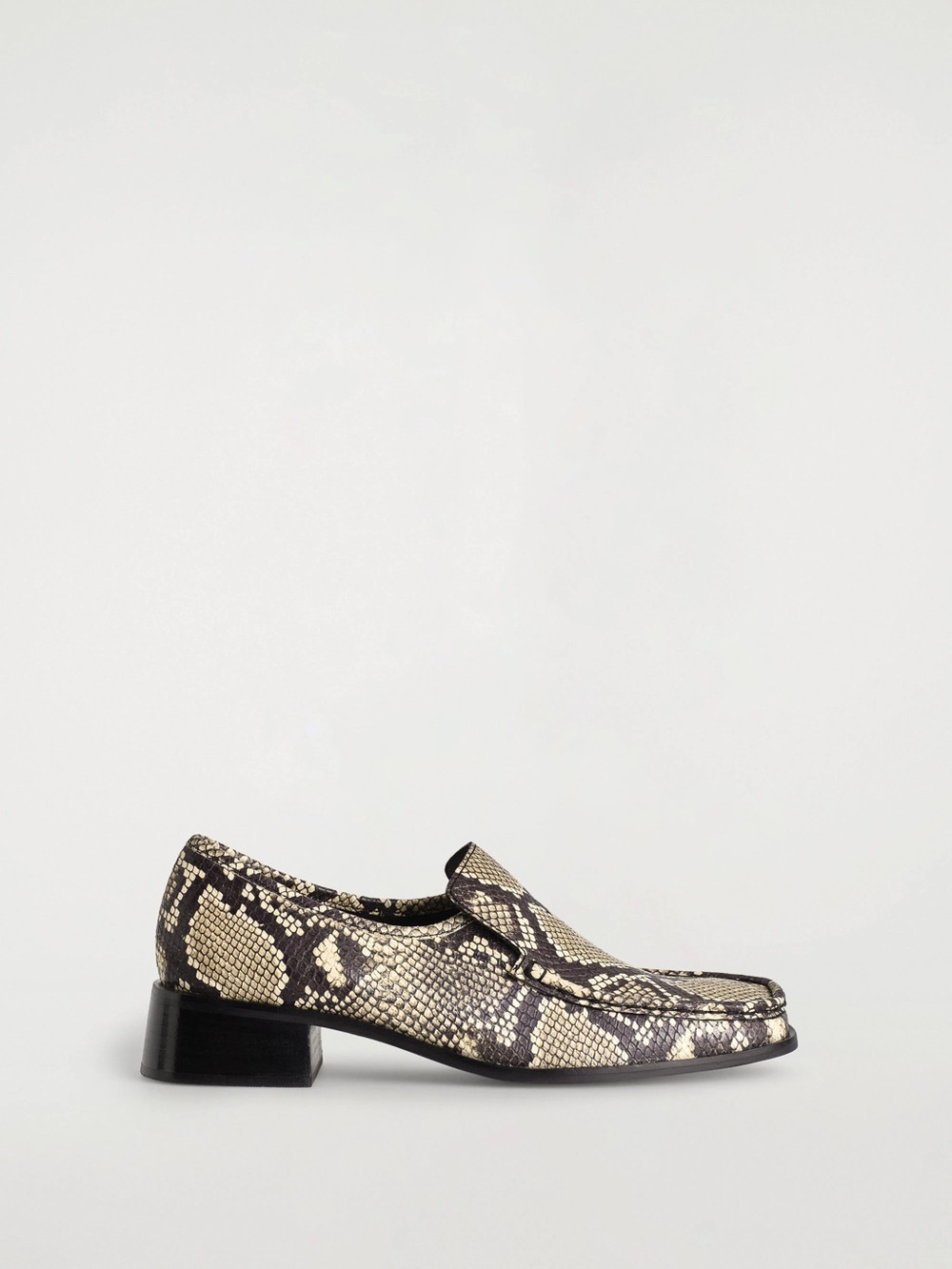 COS Snake Print Loafers
